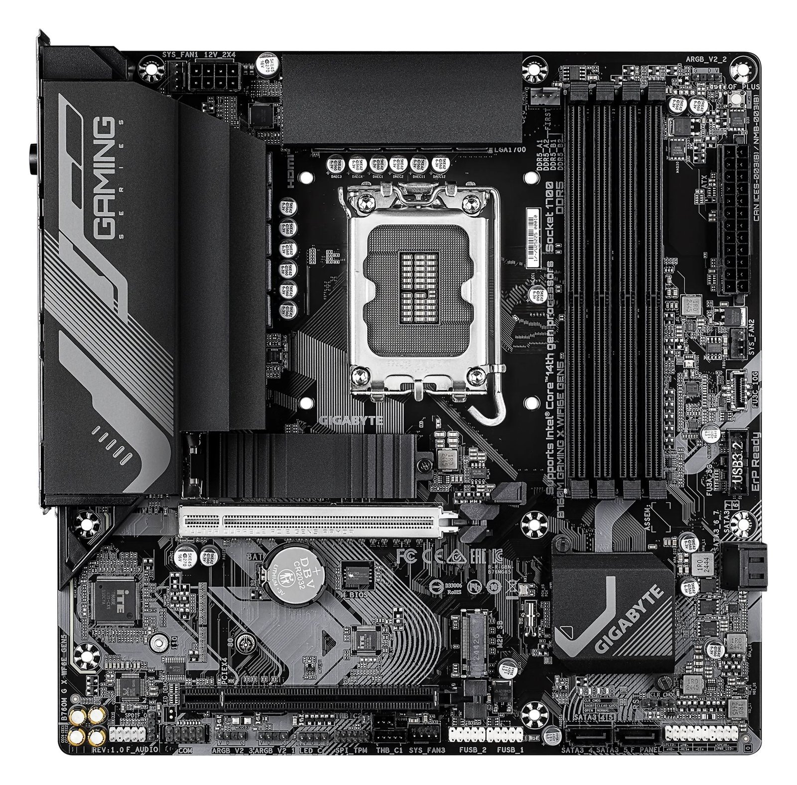 Gigabyte B760M GAMING X WIFI6E GEN5 - Motherboard - micro ATX - LGA1700-Sockel - B760 Chipsatz - USB-C 3.2 Gen2… von LumaTech