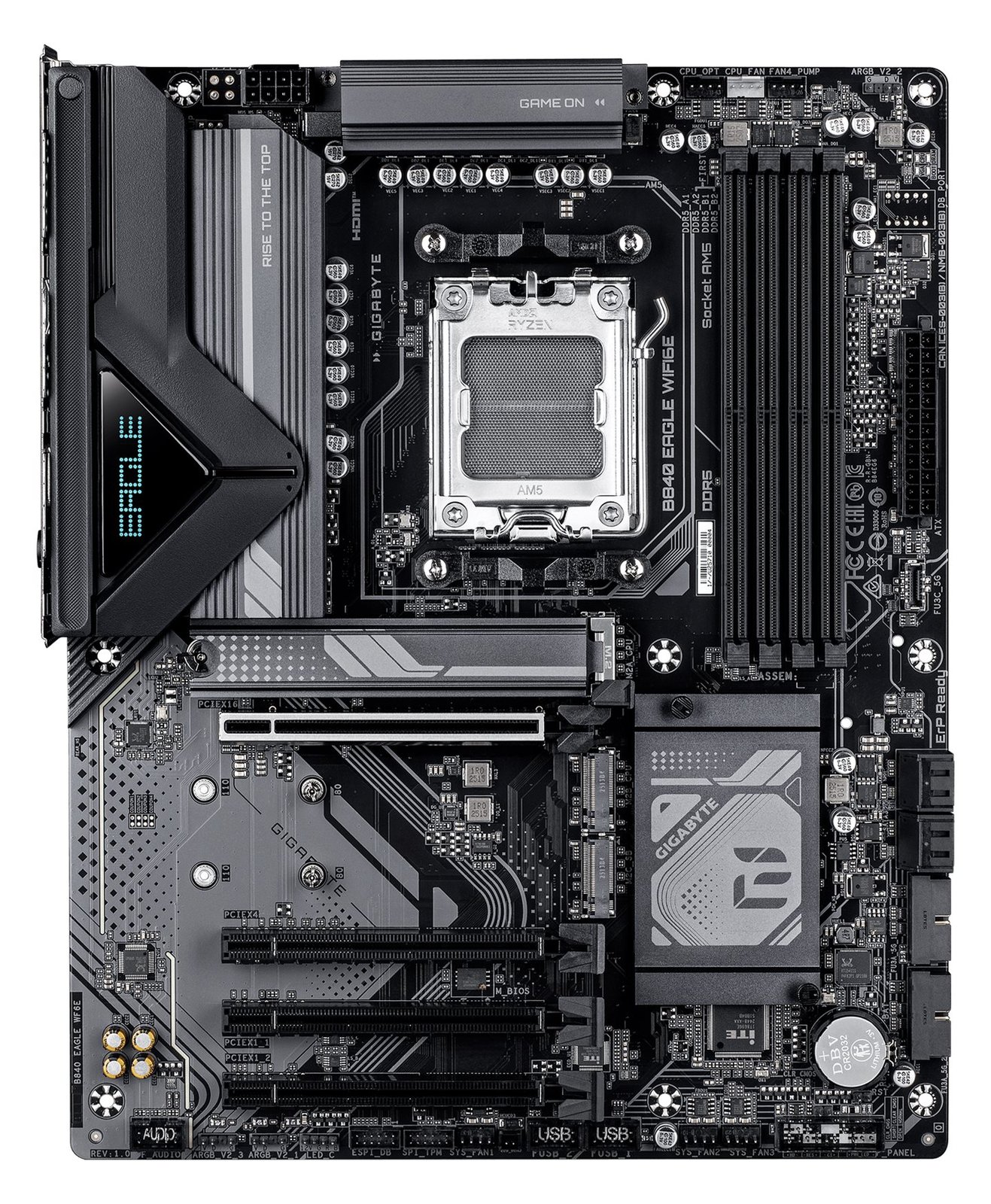 Gigabyte B840 EAGLE WIFI6E - Motherboard - ATX - Socket AM5 - AMD B840 Chipsatz - USB-C 3.2 Gen 1, USB 3.2 Gen 1… von LumaTech