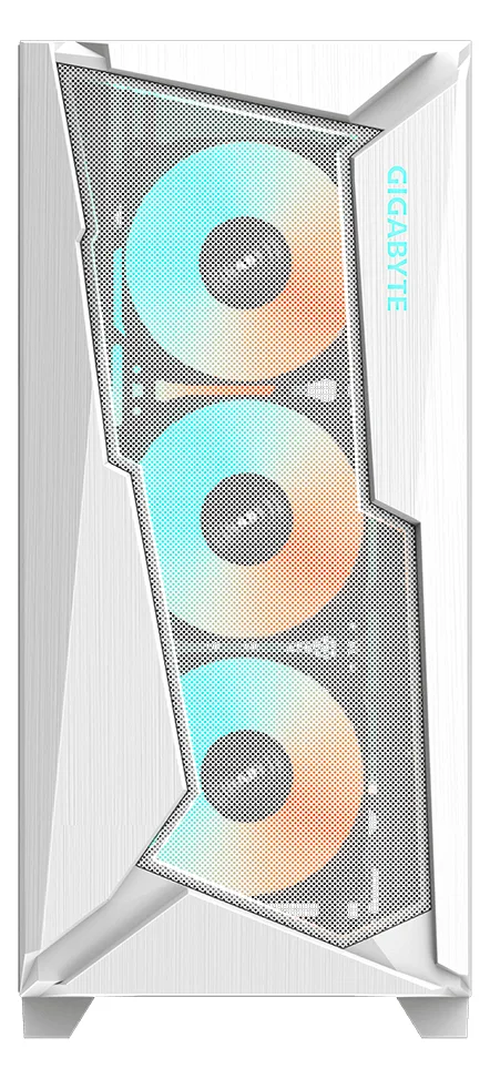 Gigabyte C301 Glass V2 - Mid tower - E-ATX - Seitenteil mit Fenster (gehärtetes Glas), Ansicht 3