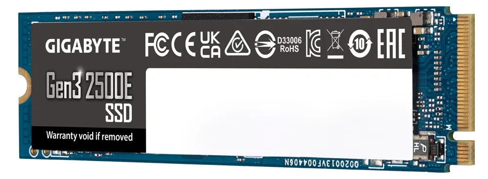 Gigabyte Gen3 2500E - SSD - 500 GB - intern - M.2 2280 - PCIe 3.0 x4 (NVMe), Ansicht 3