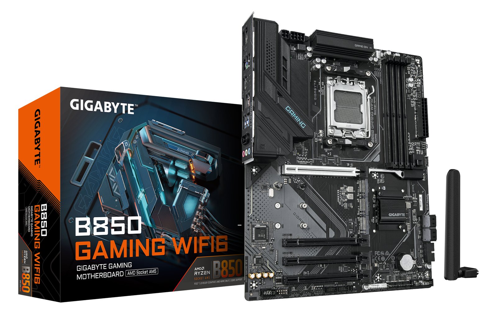 Gigabyte GIGA B850 GAMING WF6 AM5/DDR5/ATX - Mainboard - AMD Sockel AM5 (Ryzen Zen4) von LumaTech