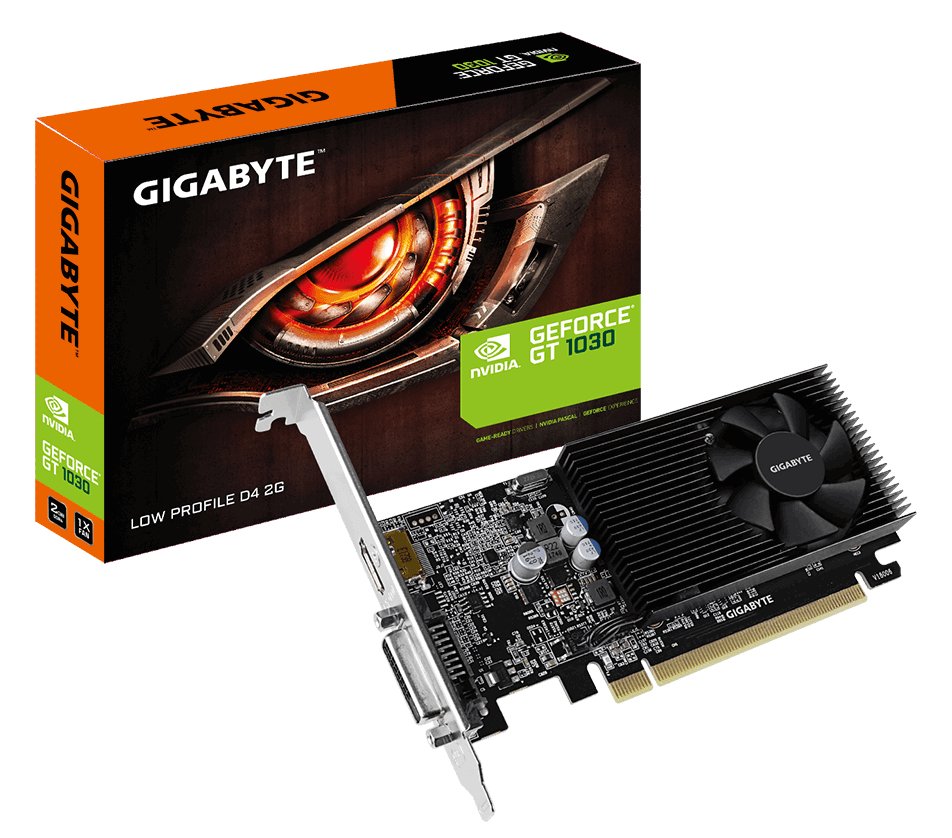 Gigabyte GT 1030 Low Profile D4 2G - Grafikkarten von LumaTech