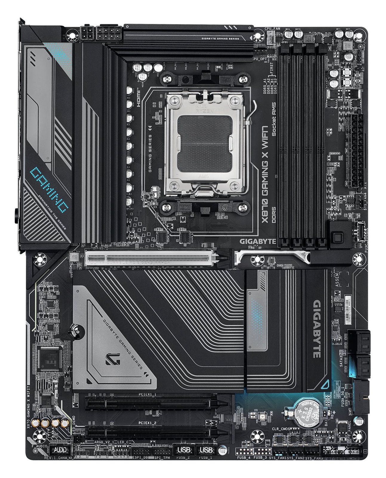 Gigabyte X870 GAMING X WIFI7 - Motherboard - ATX - Socket AM5 - AMD X870 Chipsatz - USB-C 3.2 Gen 2x2, USB4 von LumaTech