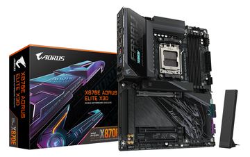 Gigabyte X870E AORUS ELITE X3D Mainboard – Unterstützt AMD Ryzen 9000 Prozessoren - ATX - AMD AM5 von LumaTech