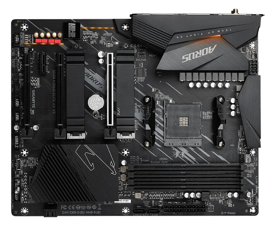 Gigabyte B550 AORUS ELITE AX - 1.0 - Motherboard - ATX - Socket AM4 - AMD B550 Chipsatz, Ansicht 5