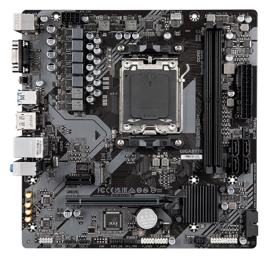 Gigabyte B650M S2H - 1.0 - Motherboard - micro ATX - Socket AM5 - AMD B650 Chipsatz von LumaTech