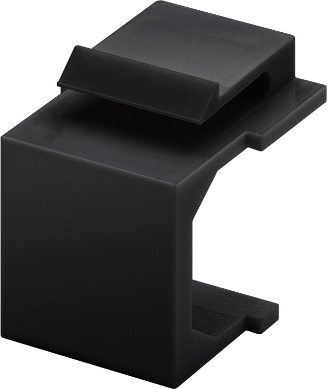 Goobay 79990 - Staubschutzabdeckung - Kunststoff - Schwarz - 16,7 mm - 4 Stück(e)