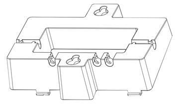 Grandstream Wandmontage für VoIP-Telefon - für Grandstream GRP2602P von LumaTech