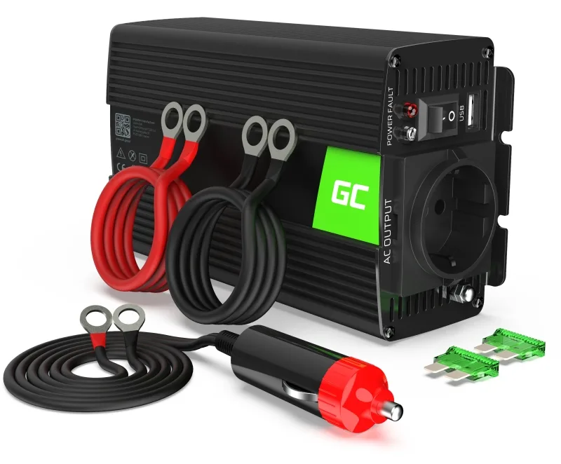Green Cell Voltage Car Inverter 12V to 230V 500W/1000W, Ansicht 2