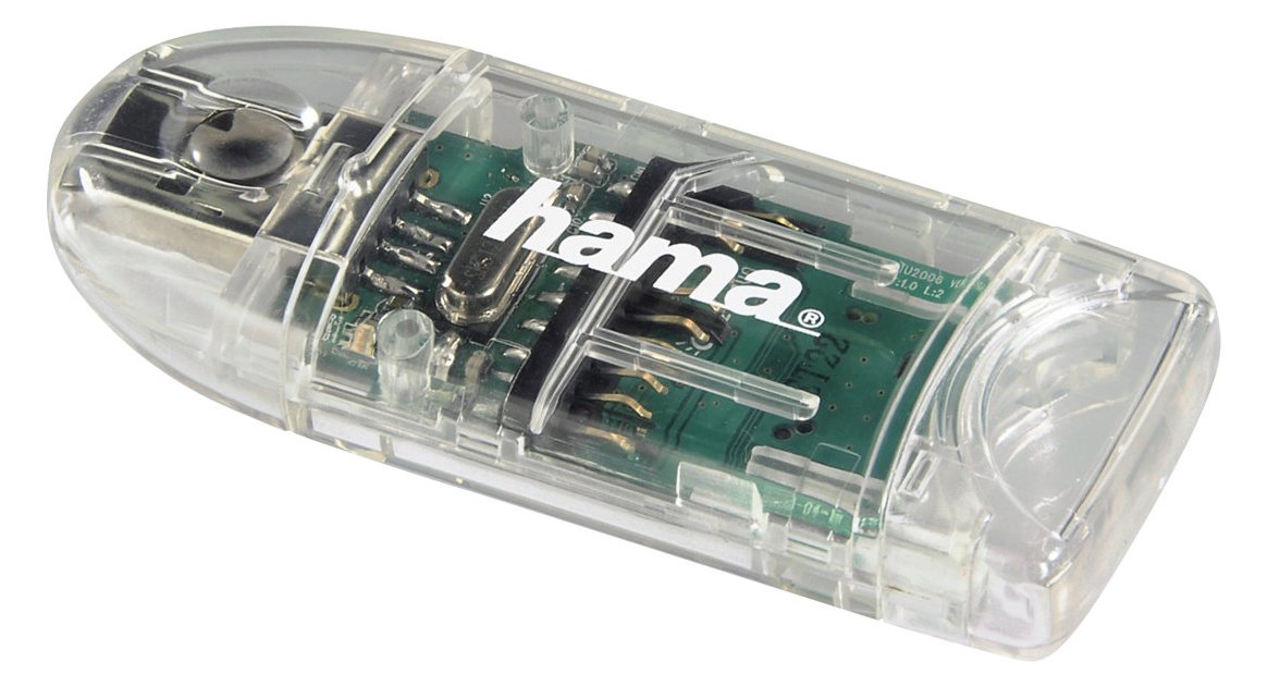 Hama Kartenleser - 8-in-1 (MMC, SD, miniSD, microSD, MMCplus, SDHC)