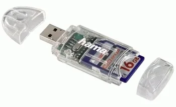 Hama Kartenleser - 8-in-1 (MMC, SD, miniSD, microSD, MMCplus, SDHC), Ansicht 3