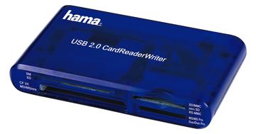 Hama USB 2.0 30 in 1 CardReaderWriter - Kartenleser - 35-in-1 (CF I, CF II, MS, MS PRO, Microdrive, MMC, SD, MS Duo...) von LumaTech