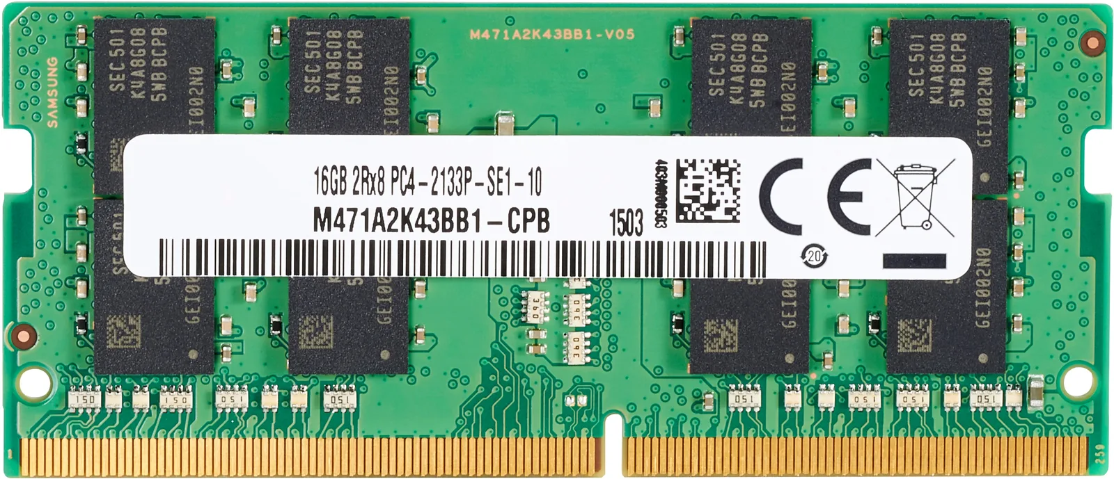 HP  DDR4 - Modul - 8 GB - SO DIMM 260-PIN - 2666 MHz / PC4-21300 - 1.2 V - ungepuffert - non-ECC - für (non-ECC):, Ansicht 2