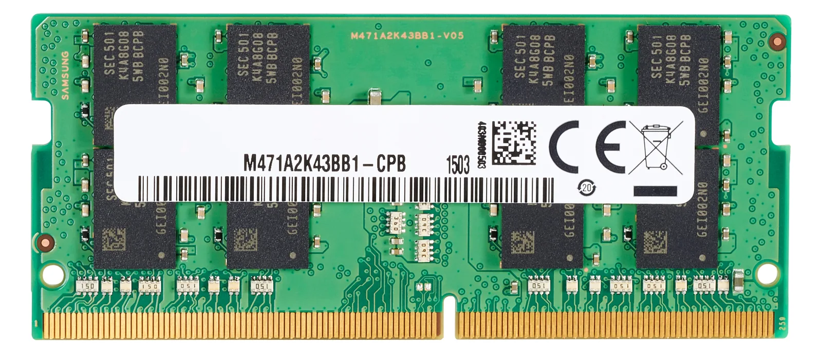 HP  DDR4 - Modul - 8 GB - SO DIMM 260-PIN - 3200 MHz / PC4-25600 - 1.2 V - ungepuffert - non-ECC - für Elite Slice G2, Ansicht 2