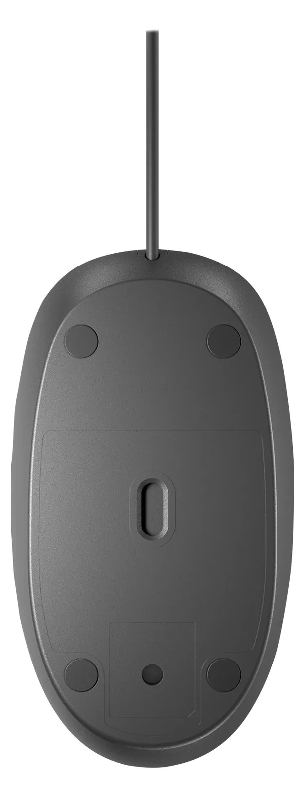 HP 125 - Maus - kabelgebunden - USB - Schwarz - China, Thailand, Ansicht 3