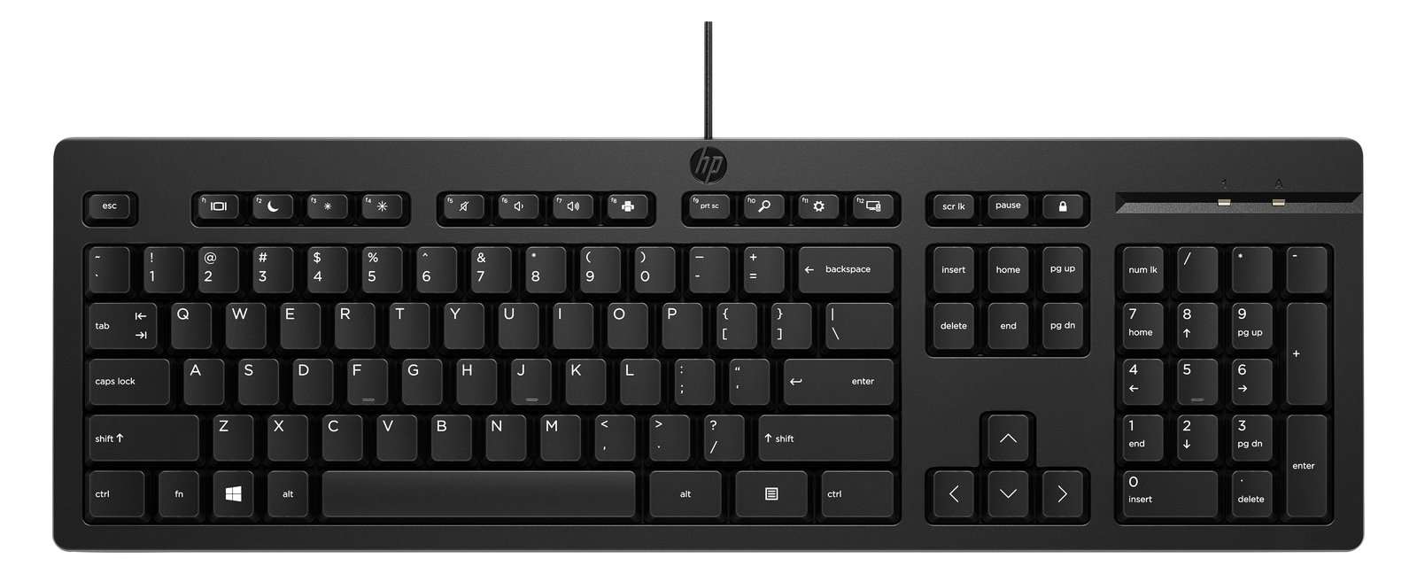 HP 125 G2 - Tastatur - 3-Zonen-Layout, standard Tastendruck - TL: Deutsch, QWERTZ