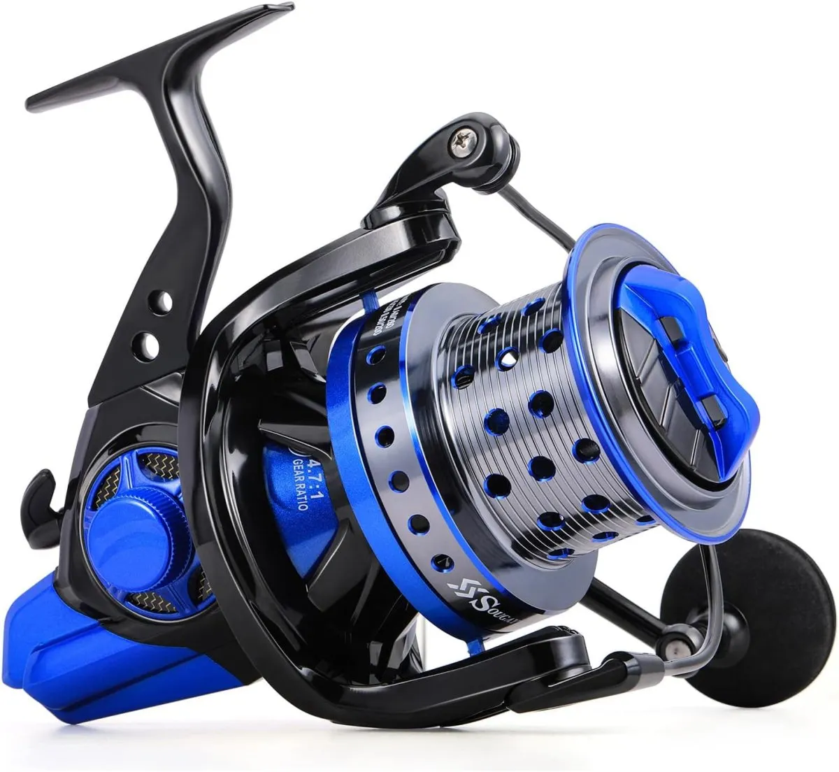 Sougayilang Spinning Reels 10000 Series Surf Fishing Reels, Ultra Smooth Powerful with CNC Aluminum Spool, Inshore & Offshore Saltwater Fishing — Bild 2