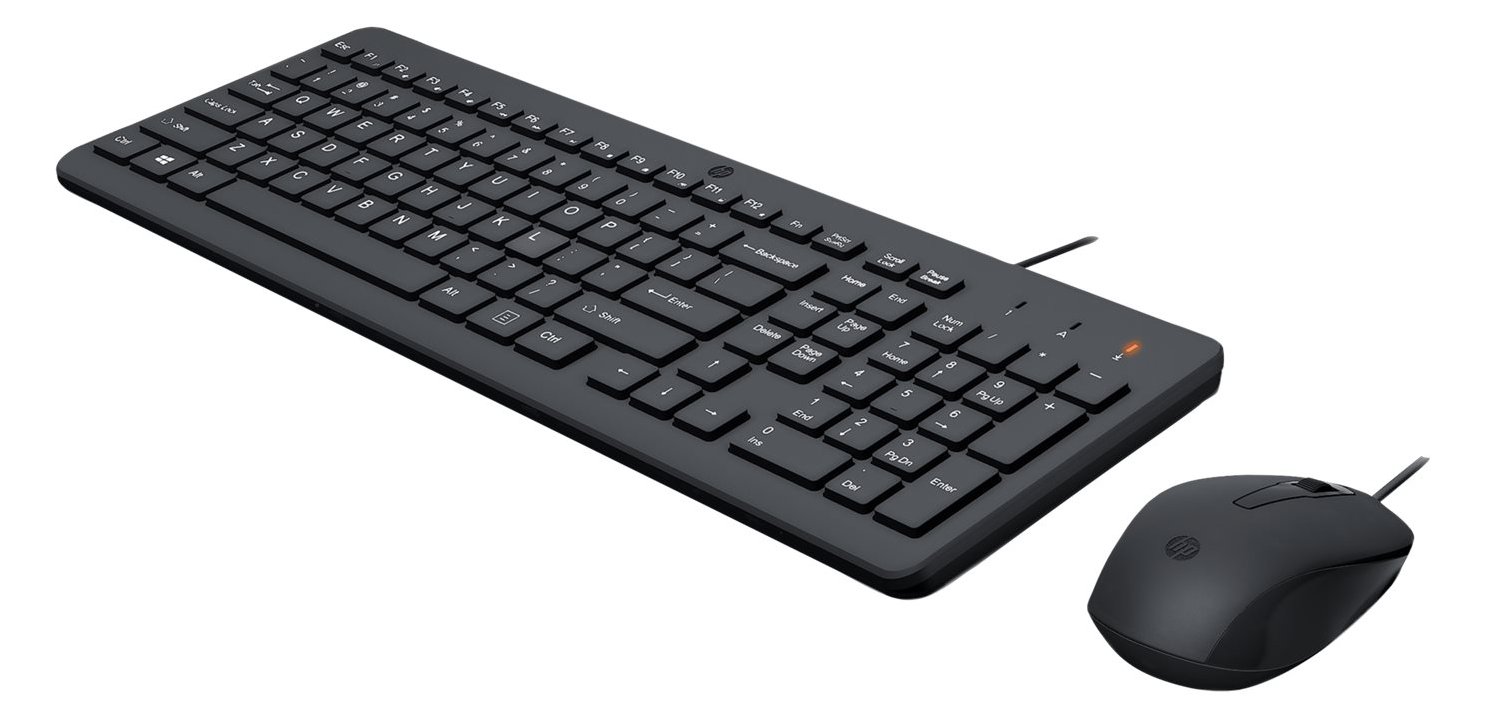 HP 150 - Tastatur-und-Maus-Set - USB - TL: Deutsch, QWERTZ