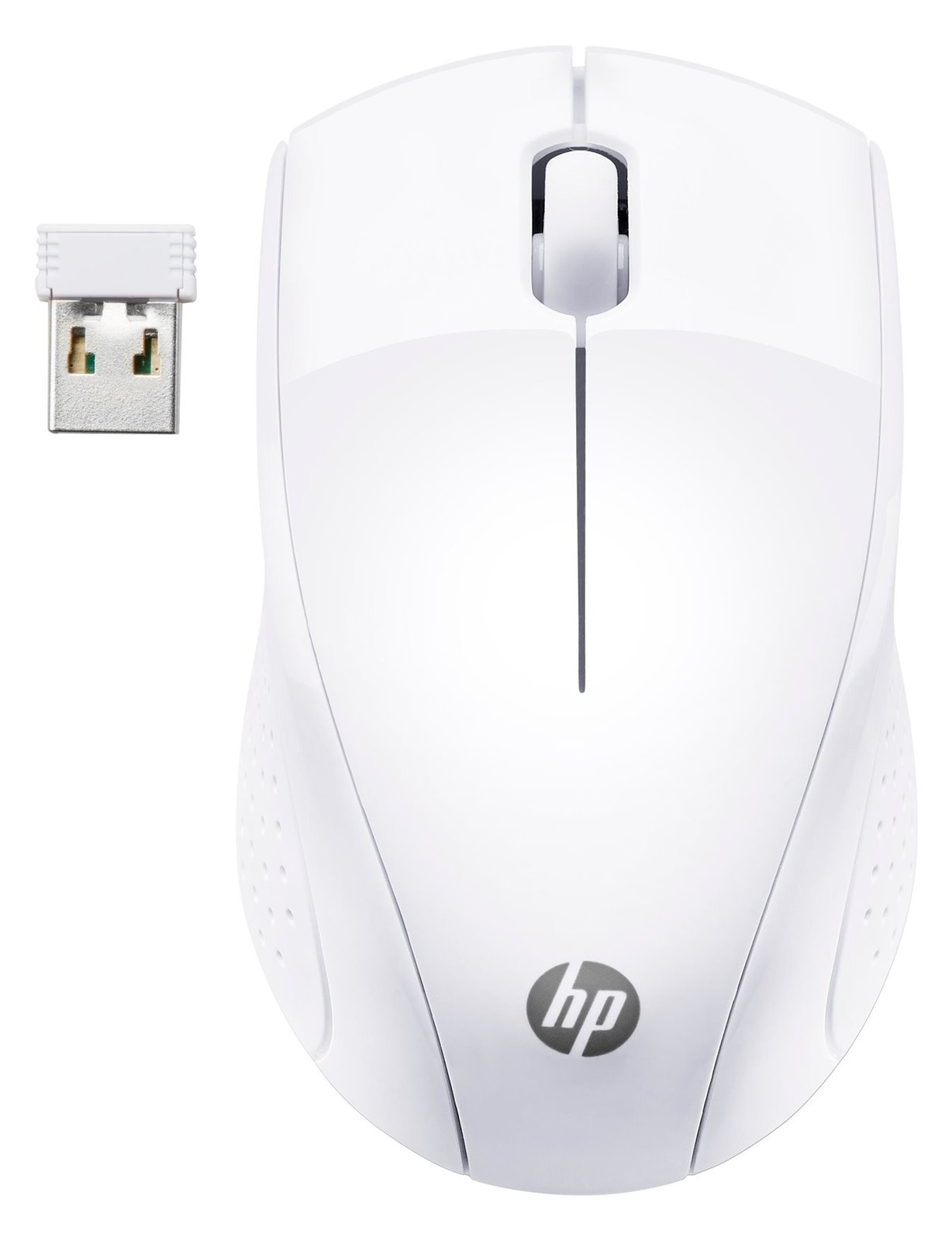 HP 220 - Maus - 3 Tasten - kabellos - 2.4 GHz - kabelloser Empfänger (USB)