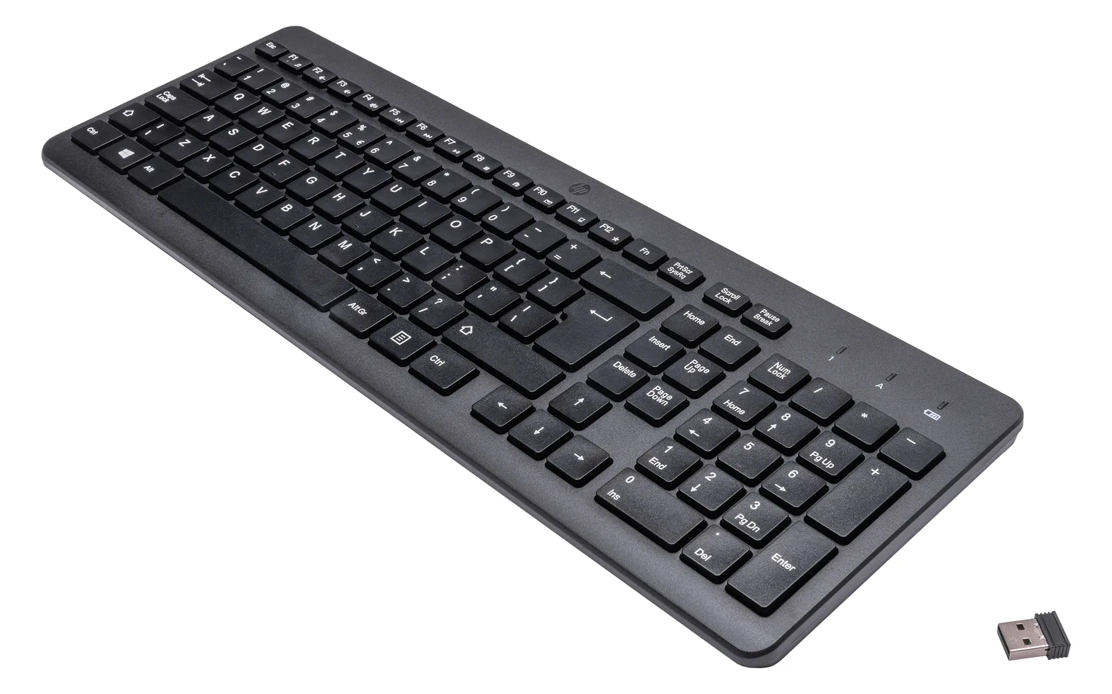 HP 220 - Tastatur - kabellos - 2.4 GHz - TL: US, QWERTY, Ansicht 4