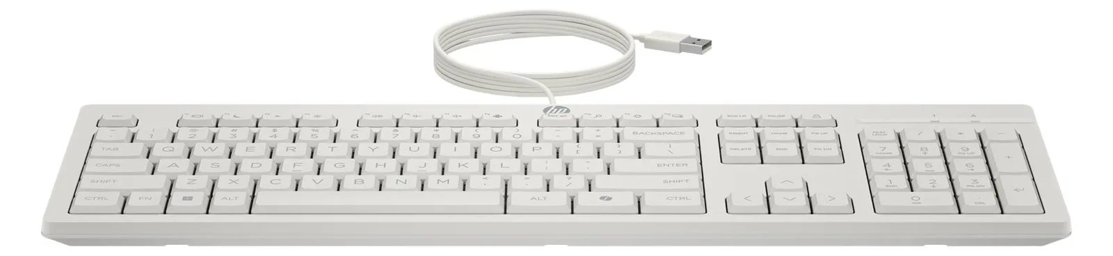 HP 225 - Tastatur-und-Maus-Set - 100% - full size - TL: Deutsch, QWERTZ - weiß, Ansicht 4
