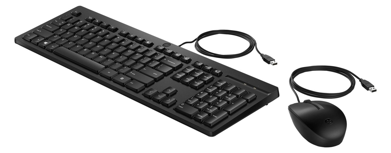 HP 225 - Tastatur-und-Maus-Set - 100% - full size - TL: Deutsch, QWERTZ