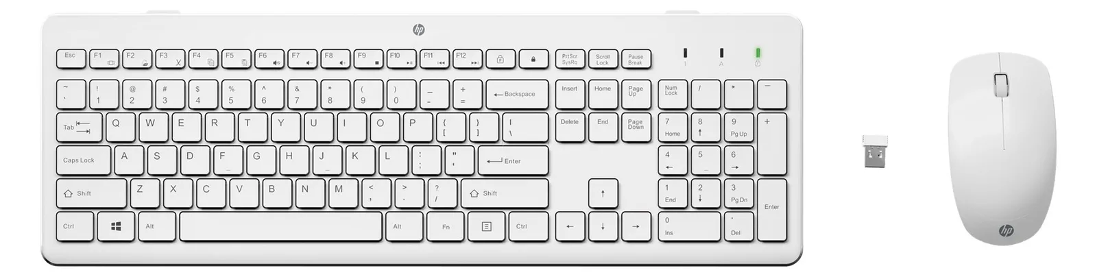 HP 230 - Tastatur-und-Maus-Set - kabellos - 2.4 GHz - TL: Deutsch, QWERTZ, Ansicht 2