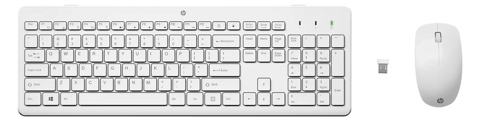 HP 230 - Tastatur-und-Maus-Set - kabellos - 2.4 GHz - TL: Deutsch, QWERTZ, Ansicht 3