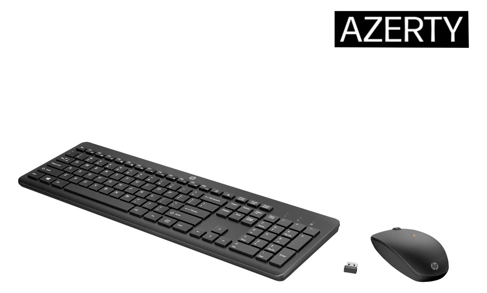 HP 230 - Tastatur-und-Maus-Set - kabellos - TL: Deutsch, QWERTZ, Ansicht 4