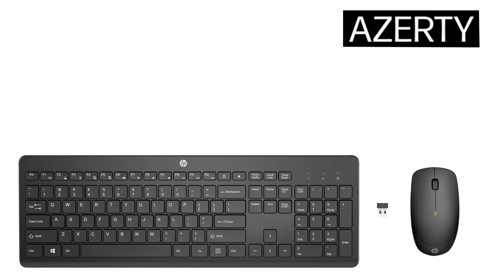 HP 230 - Tastatur-und-Maus-Set - kabellos - TL: UK, QWERTY, Ansicht 3