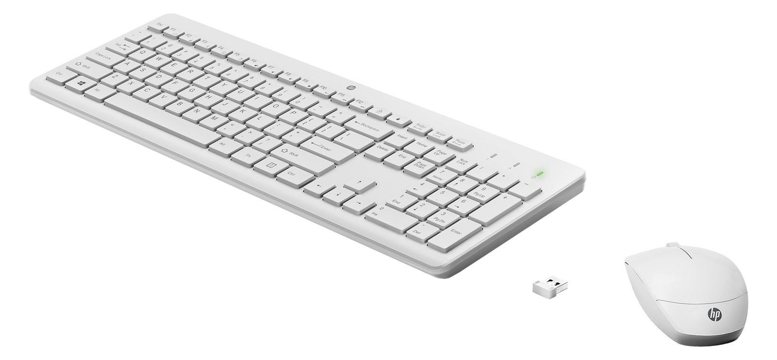 HP 230 Wireless Mouse and Keyboard Combo - French - Maus - 1.600 dpi