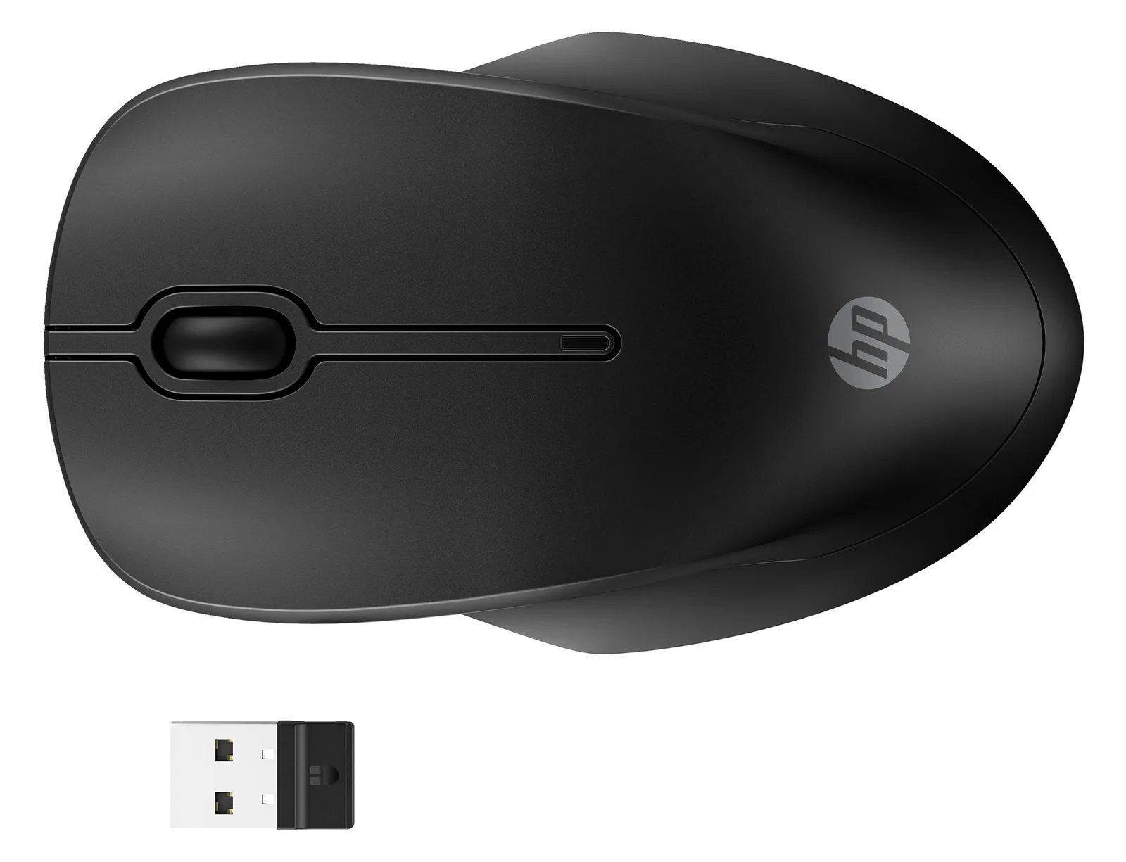 HP 255 - Maus - 3 Tasten - kabellos - Bluetooth, 2.4 GHz - kabelloser Empfänger (USB), Ansicht 3