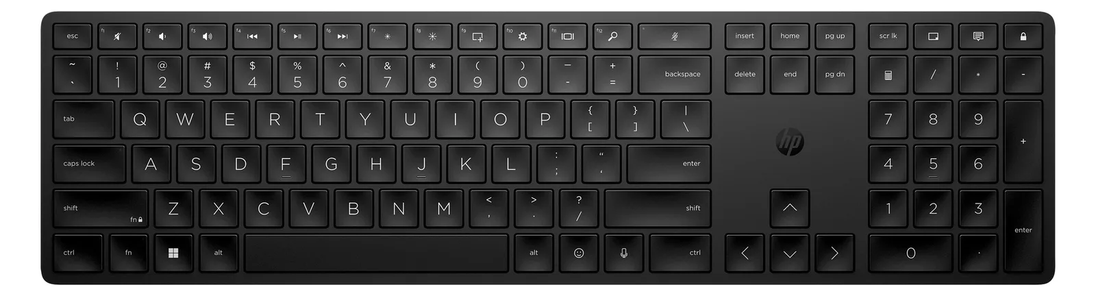 HP 450 - Tastatur - programmierbar - 100% - full size - TL: Deutsch, QWERTZ, Ansicht 5