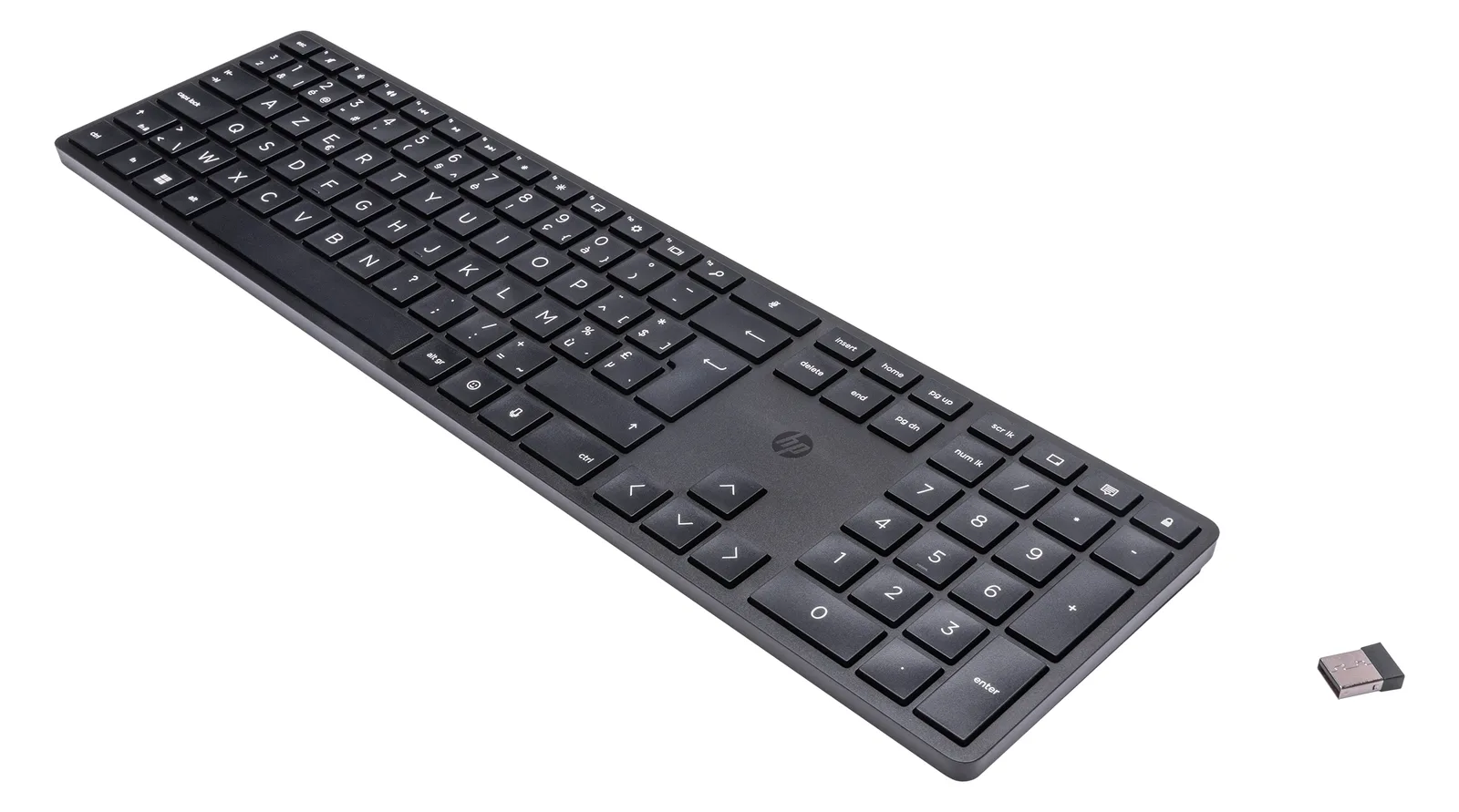 HP 450 Wireless BLK Programmab - Tastatur - TL: Belgisch, AZERTY, Ansicht 3