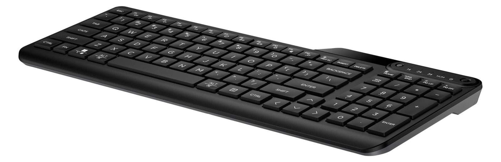 HP 460 - Tastatur - Multi-Device, schnelle Kopplung, kompakt mit Ziffernblock, 2-Zonen-Layout - TL: Nordisch, QWERTY