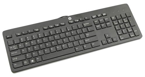 HP 803181-241 - Volle Größe (100%) - Kabelgebunden - USB - Mechanischer Switch - Schwarz - TL: Polnisch, QWERTY