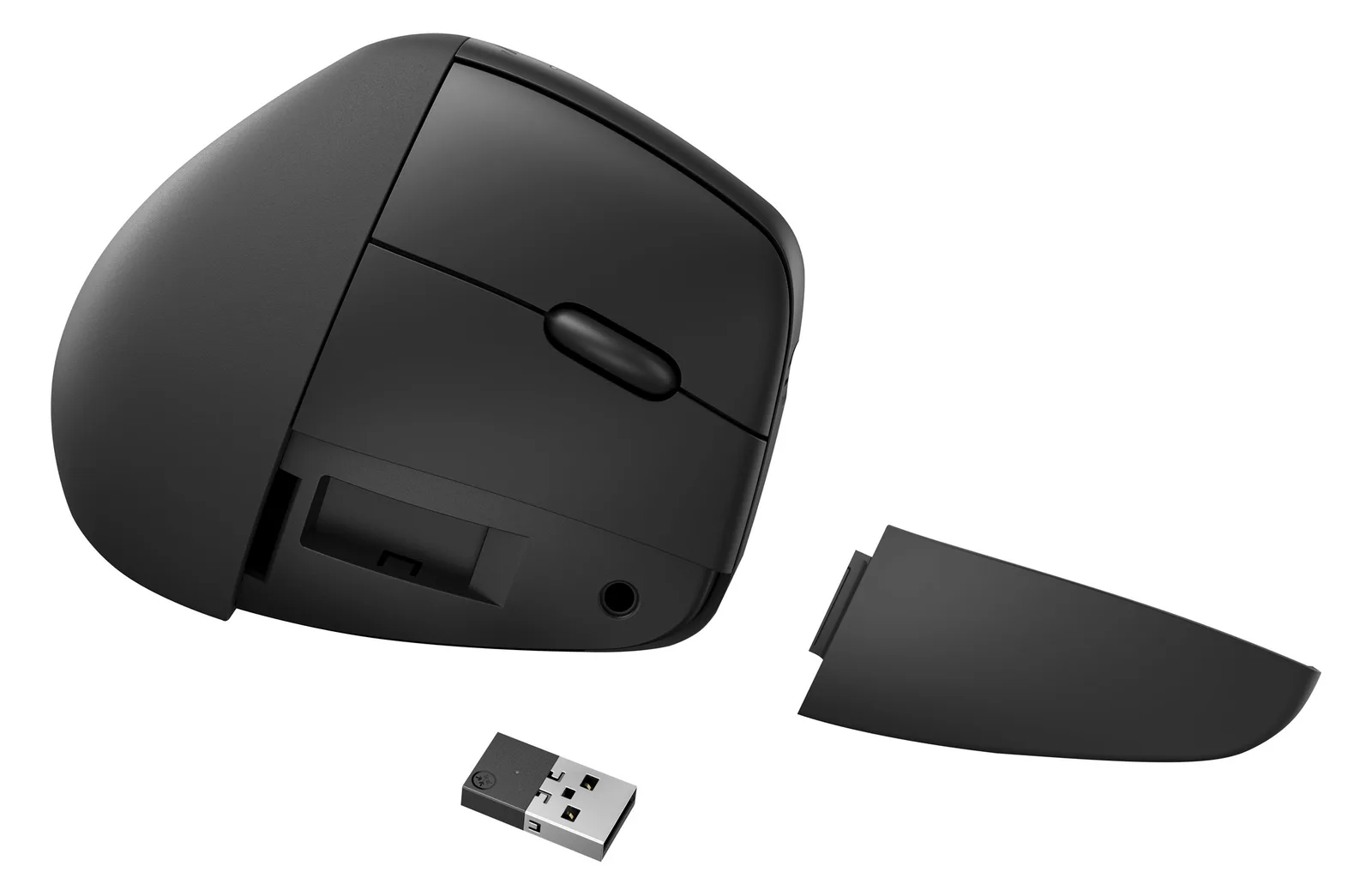 HP 920 - Vertikale Maus - ergonomisch - 6 Tasten - kabellos - 2.4 GHz, Bluetooth 5.3 - kabelloser Empfänger (USB), Ansicht 3