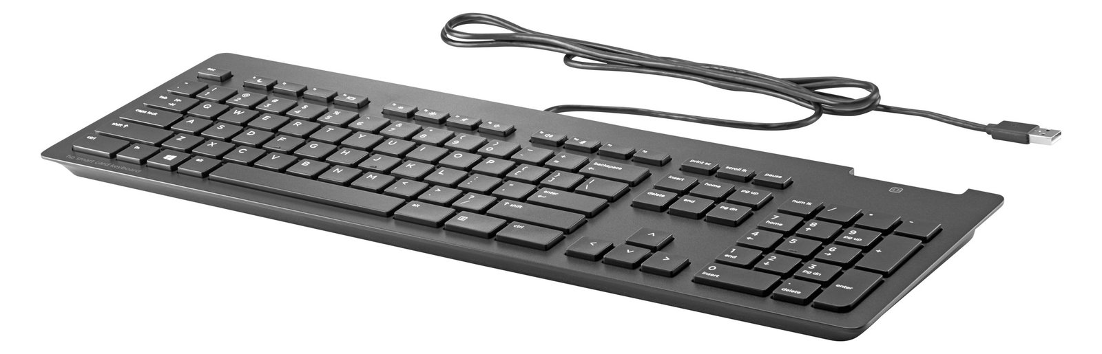 HP Business Slim - Tastatur - USB - TL: Nordisch, QWERTY