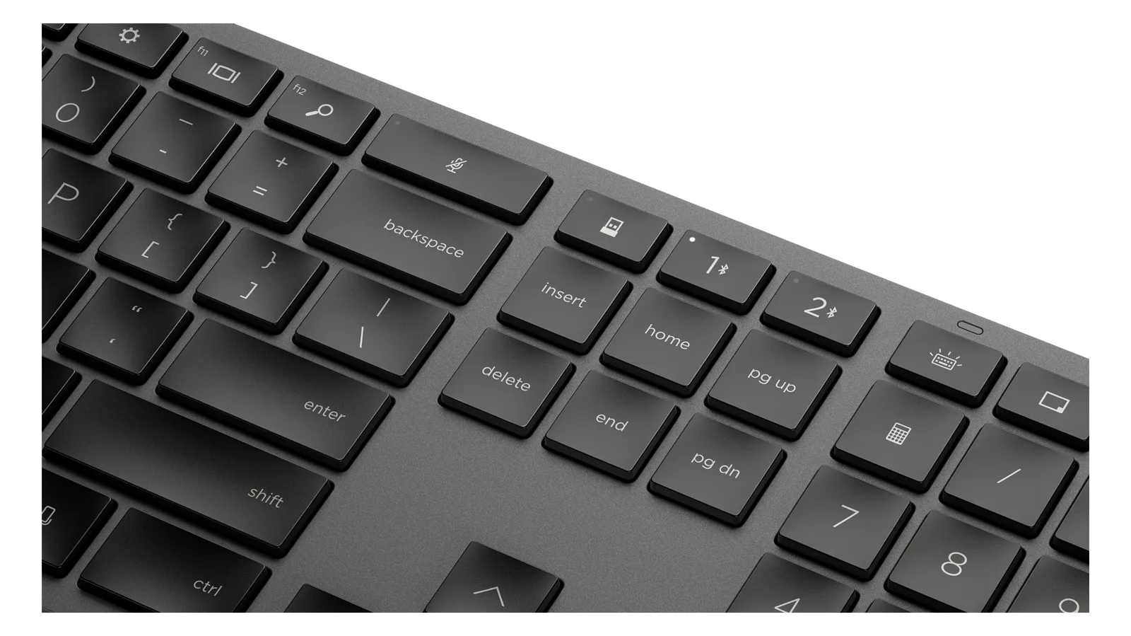 HP Dual Mode 975 - Tastatur - hinterleuchtet - TL: Deutsch, QWERTZ, Ansicht 3
