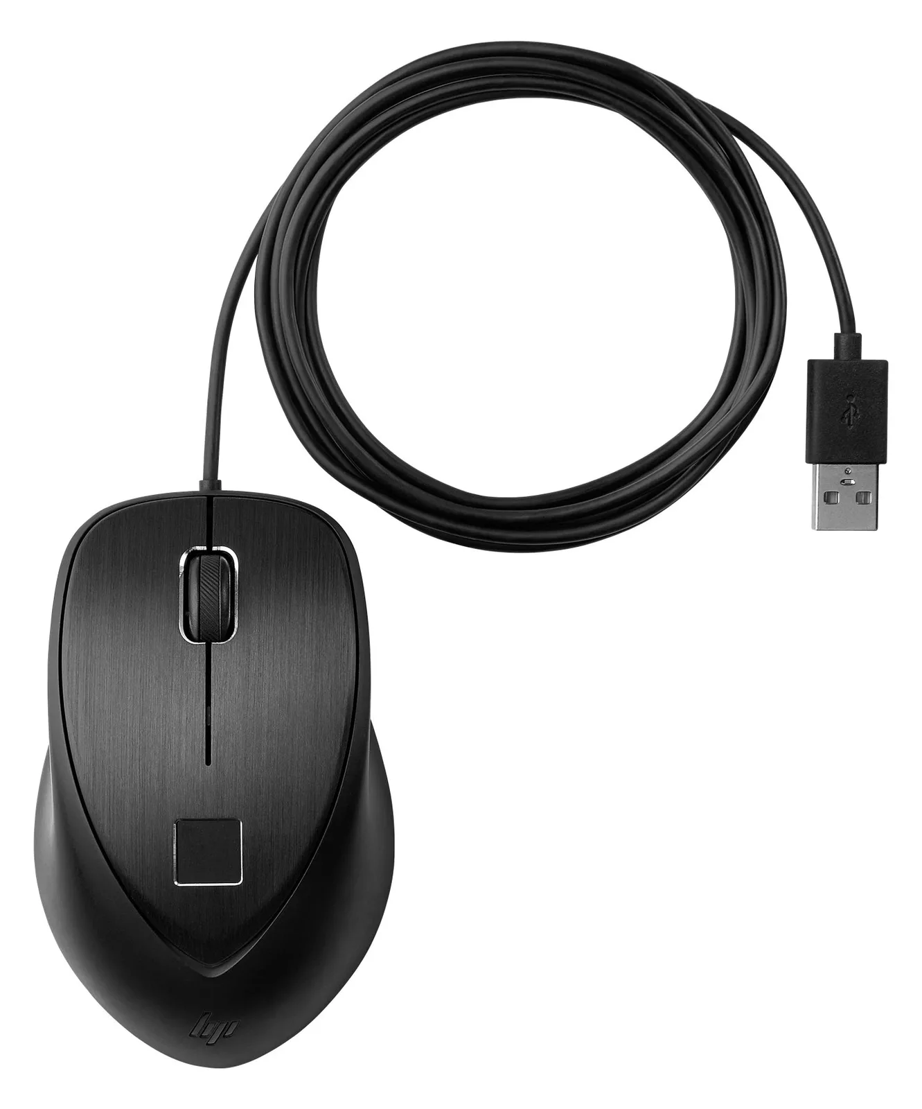 HP Fingerprint - Maus - Laser - 3 Tasten - kabelgebunden, Ansicht 4