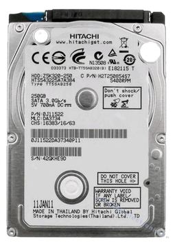 HP HGST Travelstar Z5K320 HTS543232A7A384 - Festplatte - 320 GB - intern - 2.5 (6.4 cm) von LumaTech