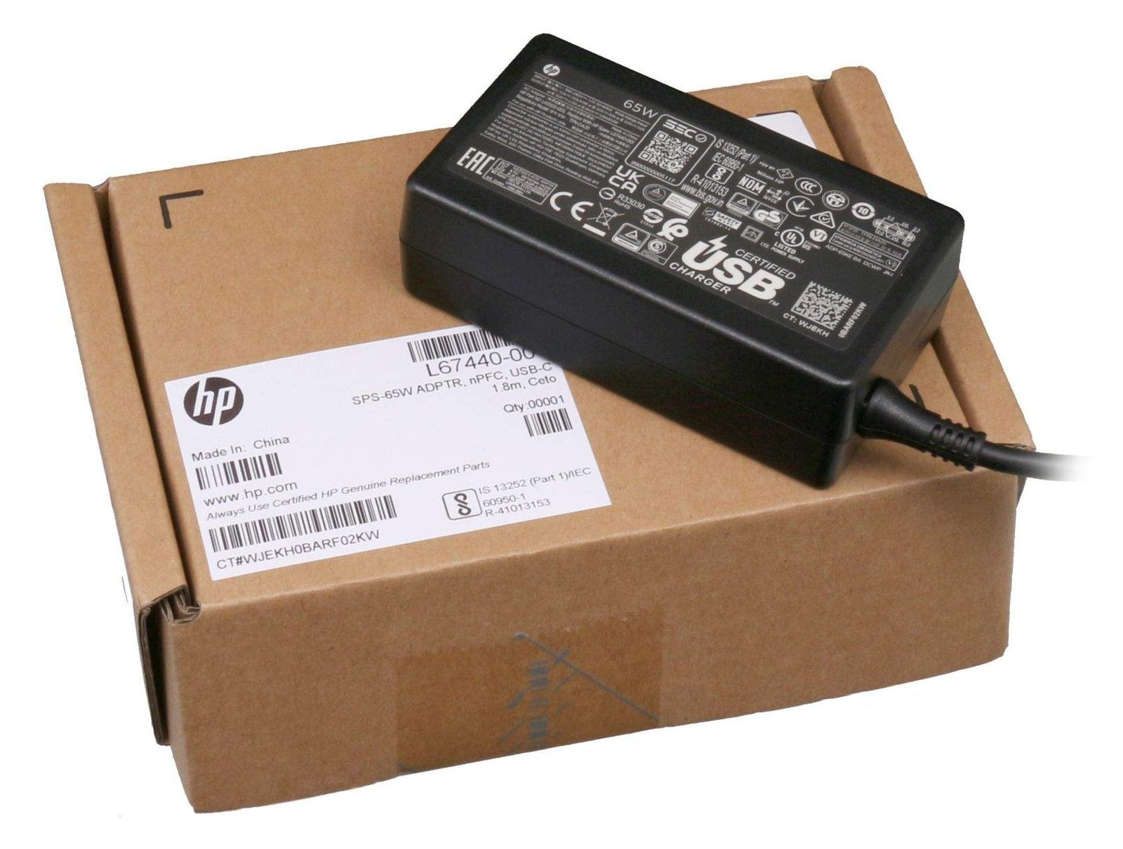 HP non-PFC USB-C - Netzteil - AC - 65 Watt