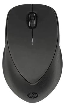 HP Premium - Maus - rechts- und linkshändig - Laser - 3 Tasten - kabellos - 2.4 GHz - kabelloser Empfänger (USB) von LumaTech