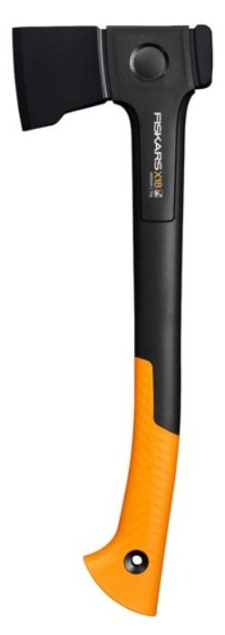 Fiskars X-series X18 Universalaxt mit S-Klinge Axt/Beil schwarz/orange