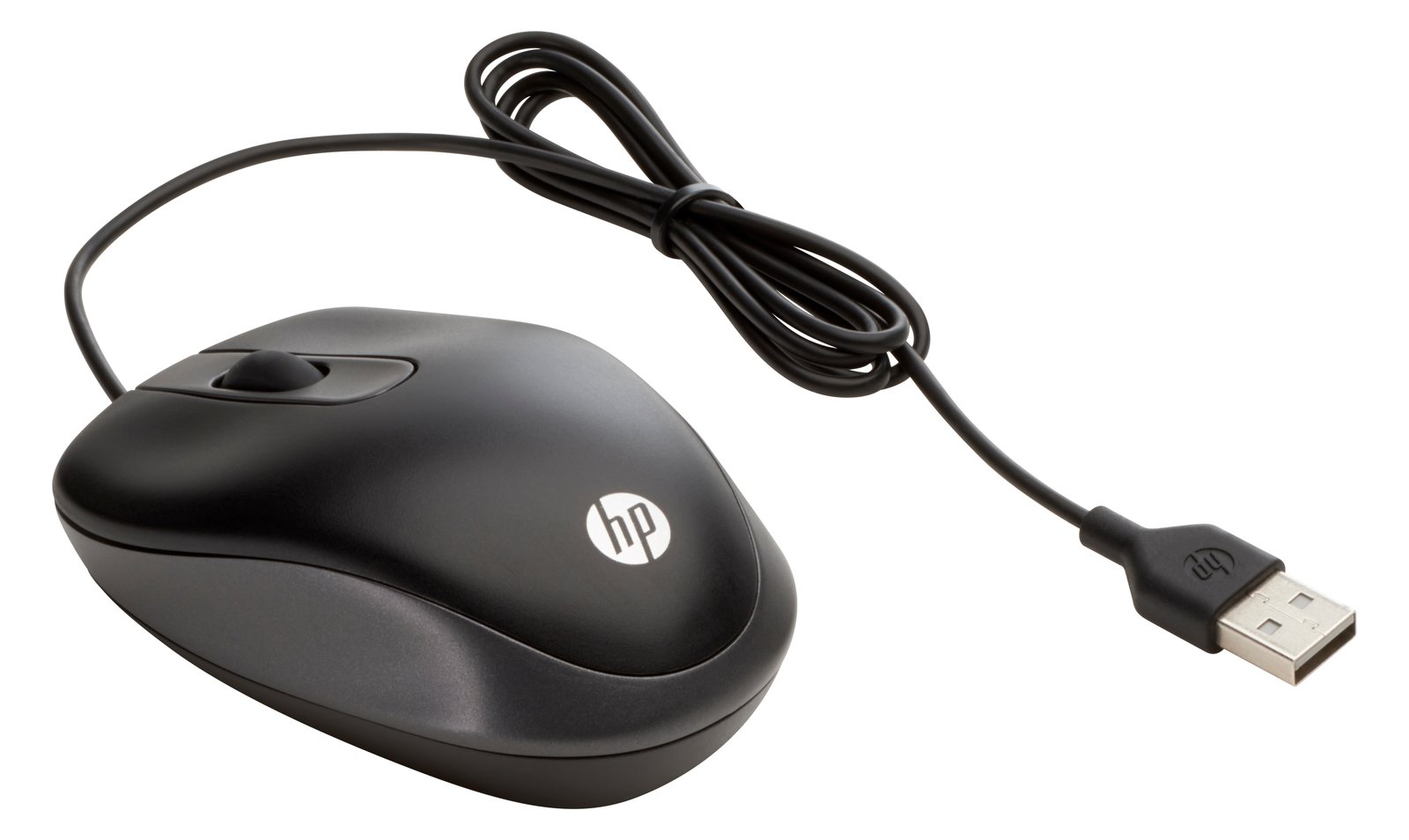 HP Travel - Maus - optisch - 3 Tasten - kabelgebunden