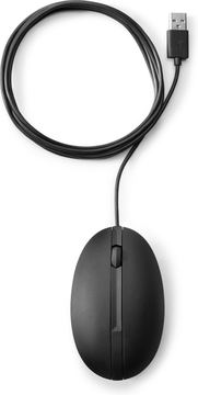 HP Wired Desktop 320M Mouse - Beidhändig - Optisch - USB Typ-A - Schwarz von LumaTech