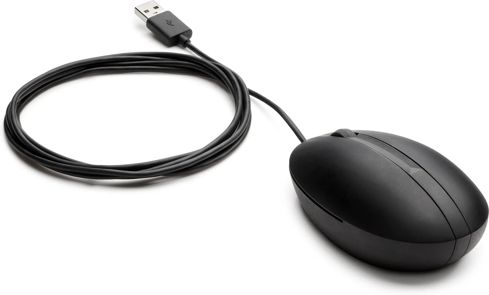 HP Wired Desktop 320M Mouse - Beidhändig - Optisch - USB Typ-A - Schwarz, Ansicht 2
