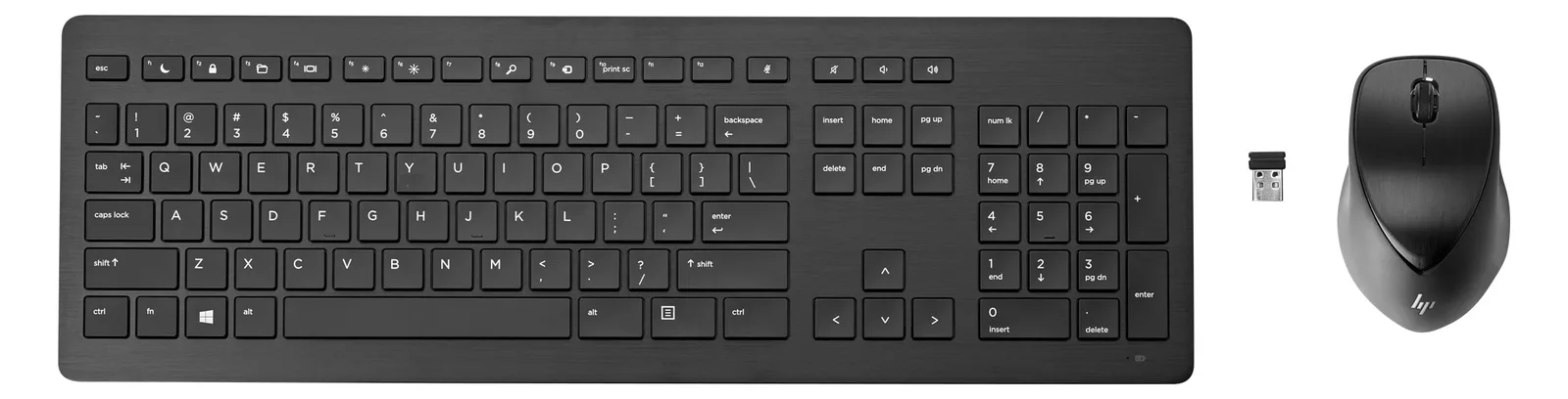 HP Wireless Rechargeable 950MK - Tastatur-und-Maus-Set - TL: UK, QWERTY, Ansicht 2