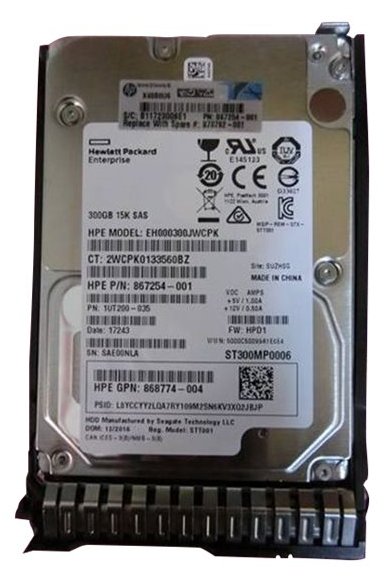HPE Enterprise - Festplatte - 300 GB - Hot-Swap - 2.5 SFF (6.4 cm SFF)