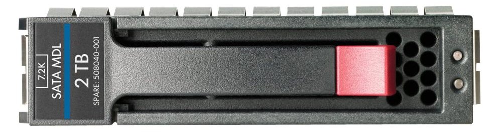 HPE Midline - Festplatte - 2 TB - Hot-Swap - 3.5 (8.9 cm)